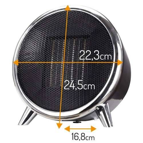 Prijenosni Grijač s Ventilatorom Adler AD 7742 Crna Srebro 1500 W Cijena