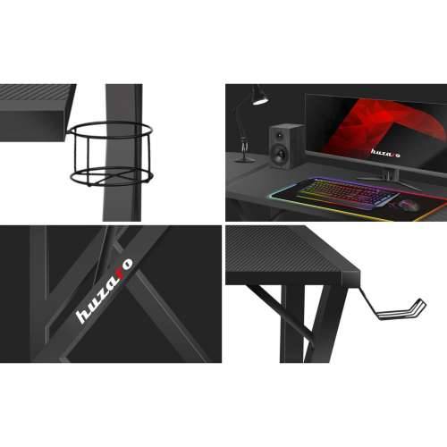 Pisaći Stol Gaming Huzaro Hero 6.3 Crna Čelik Ugljična vlakna 154 x 74 x 117 cm Cijena