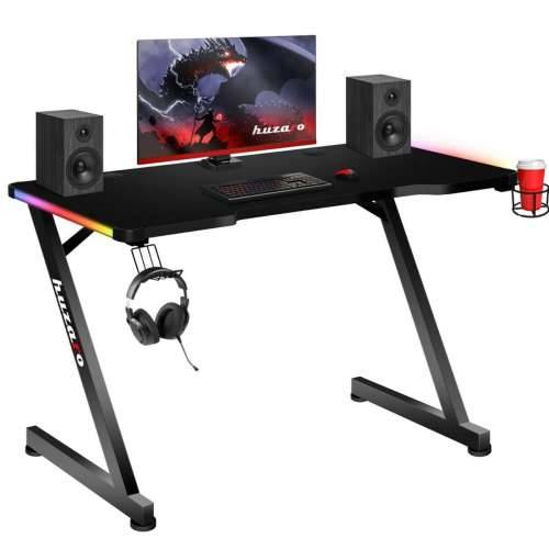 Pisaći stol Huzaro HZ-Hero 2.5 RGB Crna Aluminij Čelik 120 x 60 cm Cijena
