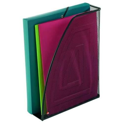 Stalak za časopise Archivo 2000 Alba Rešetka Crna Din A4 25,5 x 8,5 x 32,5 cm Cijena