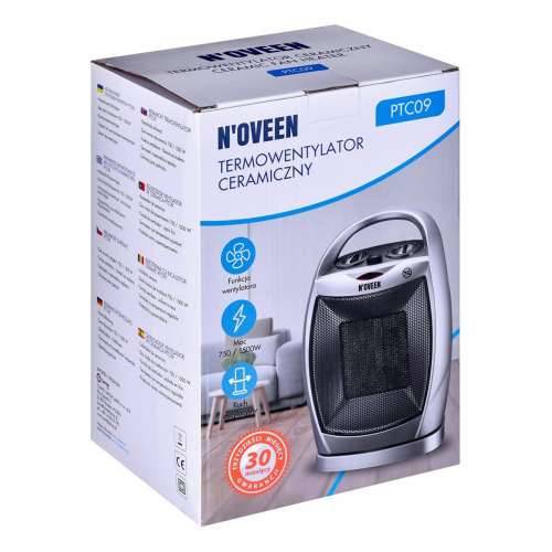 Prijenosni Grijač s Ventilatorom N’oveen PTC09 Bijela 1500 W Cijena