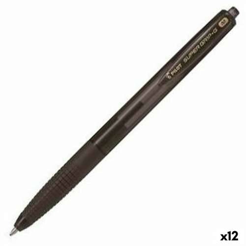Kemijska Olovka Pilot Supergrip G Crna 0,4 mm 1 mm (12 kom.) Cijena