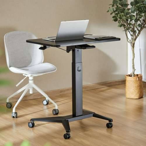 Pisaći stol MacLean MC-453B Crna Čelik 80 x 52 cm Cijena