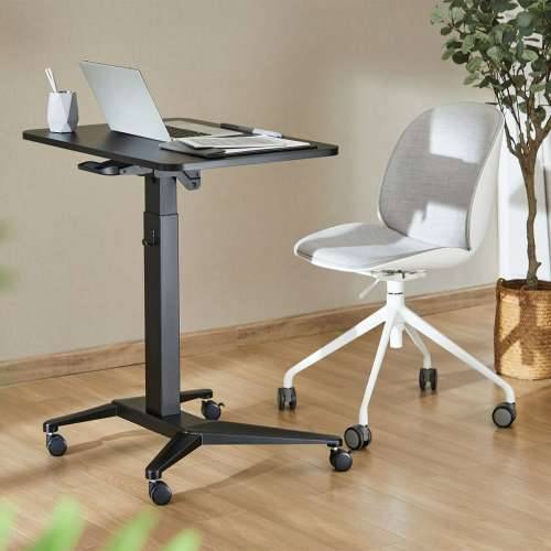 Pisaći stol MacLean MC-453B Crna Čelik 80 x 52 cm Cijena
