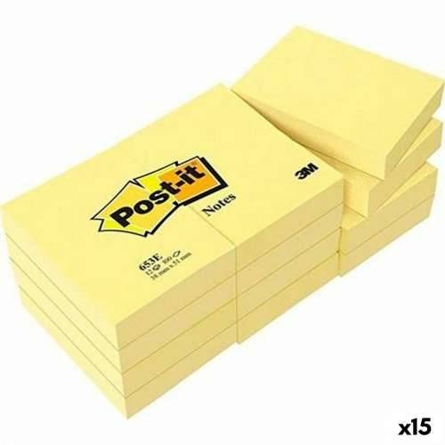 Blok za Bilješke Post-it 38 x 51 mm Rumena (15 kom.) Cijena