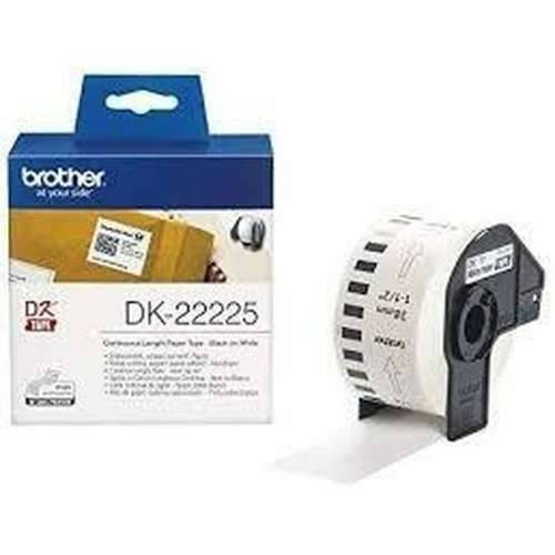 Spojeni Papir za Printere Brother DK-22225 Bijela 38 mm x 30,48 m Crna/Bijela (3 kom.) Cijena