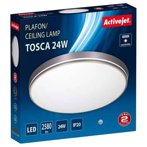 Stropna svjetiljka Activejet AJE-TOSCA 24W Siva 80 24 W (4000 K) Cijena