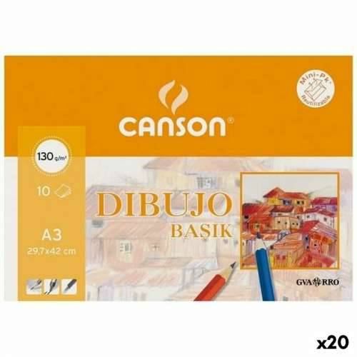 Blok za crtanje Canson Basik 10 Listovi (20 kom.) Cijena