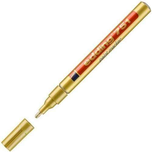 Trajni marker Edding 751 zlatan 1-2 mm (10 kom.) Cijena