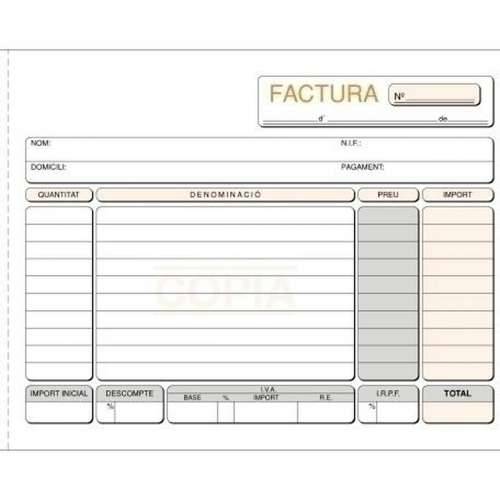 Knjiga računa 1/4 (5 kom.) Cijena
