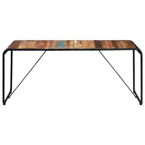 Blagovaonski stol od masivnog obnovljenog drva 180 x 90 x 76 cm Cijena