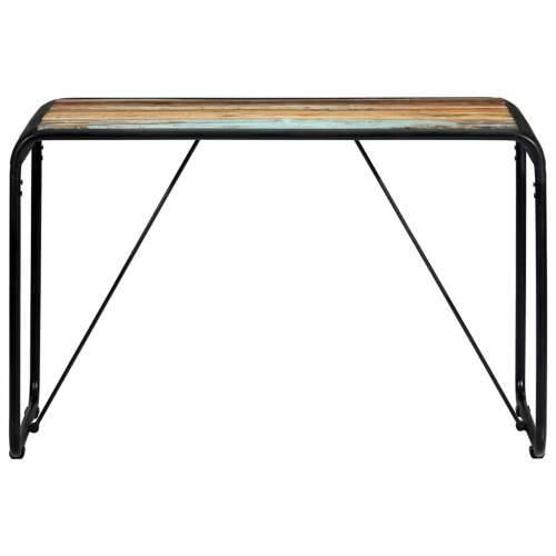 Blagovaonski stol od masivnog obnovljenog drva 118 x 60 x 76 cm Cijena