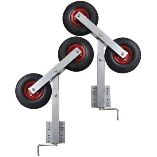 2-dijelni set držača za prikolicu za brod s duplim kotačima 59 - 84 cm Cijena