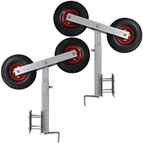 2-dijelni set držača za prikolicu za brod s duplim kotačima 59 - 84 cm Cijena