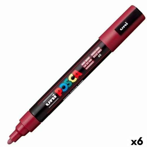 Marker akrilne boje POSCA PC-3M Crno vino 0,9-1,3 mm (6 kom.) Cijena