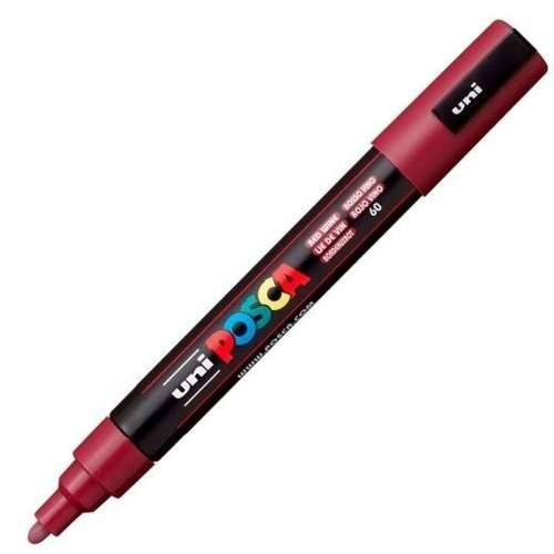 Marker akrilne boje POSCA PC-3M Crno vino 0,9-1,3 mm (6 kom.) Cijena