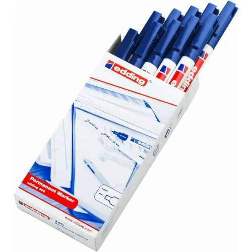 Trajni marker Edding 400-03 Plava 1 mm (10 kom.) Cijena