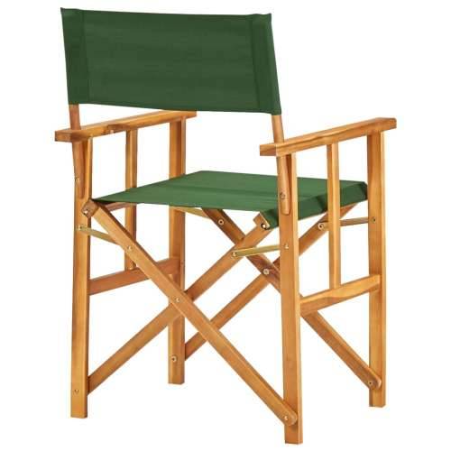 Redateljske stolice 2 kom od masivnog bagremovog drva zelene Cijena