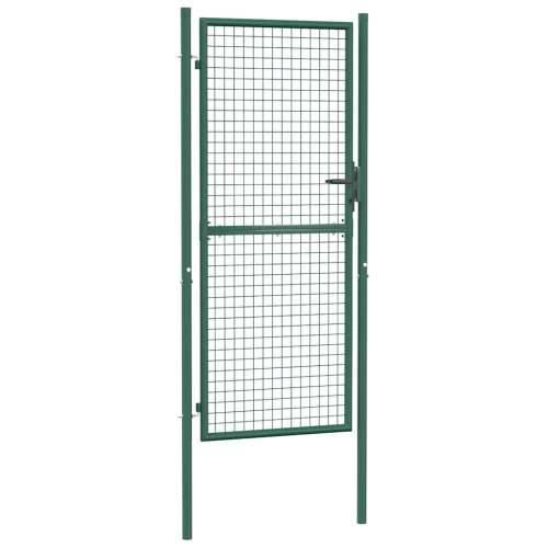 Vrata za ogradu čelična 100 x 200 cm zelena - 100 x 200 cm Cijena