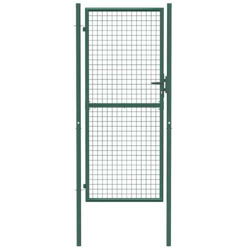 Vrata za ogradu čelična 100 x 200 cm zelena - 100 x 200 cm Cijena
