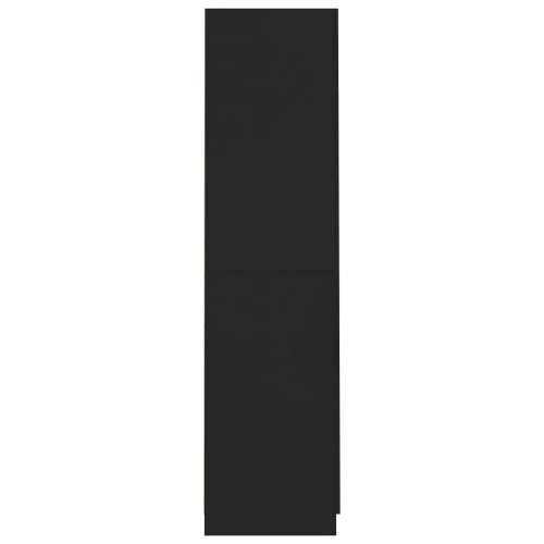 Ormar crni 90 x 52 x 200 cm od konstruiranog drva - Crna 1 Cijena