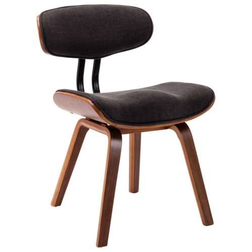 Blagovaonske stolice od savijenog drva i tkanine 2 kom sive Cijena