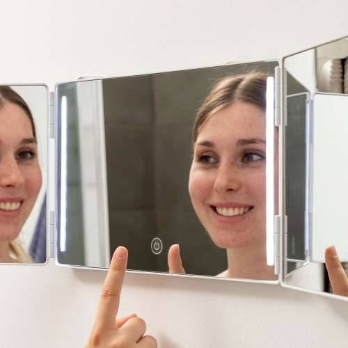 Kupaonsko ogledalo s LED svjetlom i pregledom od 360º SelfKut InnovaGoods Cijena
