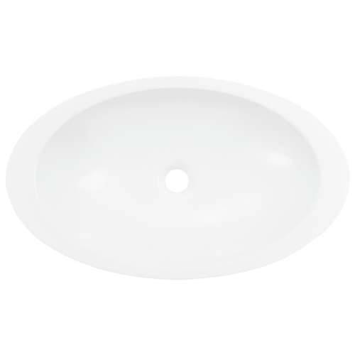 Umivaonik od lijevanih minerala/mramora 59,3x35,1x10,7 cm bijeli Cijena