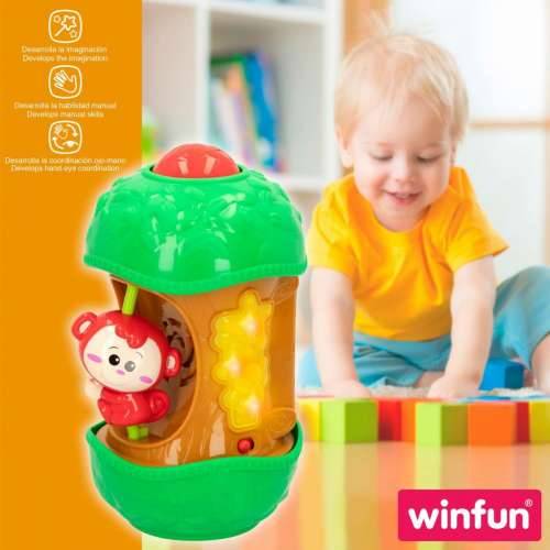 Interaktivna Igračka za Bebe Winfun Majmun 11,5 x 20,5 x 11,5 cm (6 kom.) Cijena