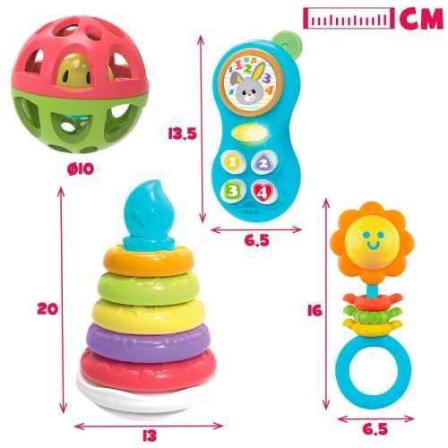 Set Igračaka za Bebe Winfun 4 kom. 13 x 20 x 13 cm Cijena