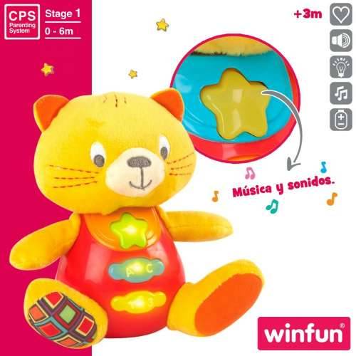 Plišane igračke sa zvukovima Winfun mačka 16 x 17,5 x 10,5 cm (6 kom.) Cijena