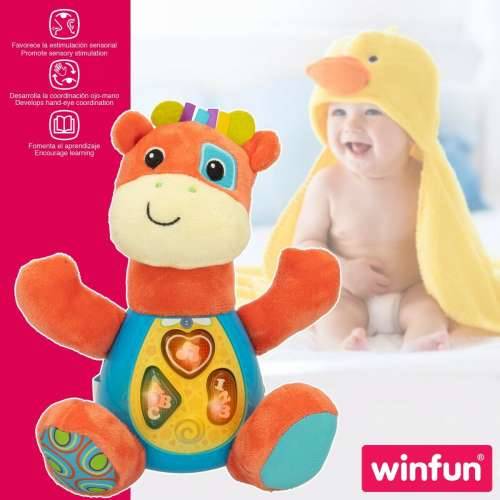Plišane igračke sa zvukovima Winfun Žirafa 18 x 19 x 8,5 cm (6 kom.) Cijena
