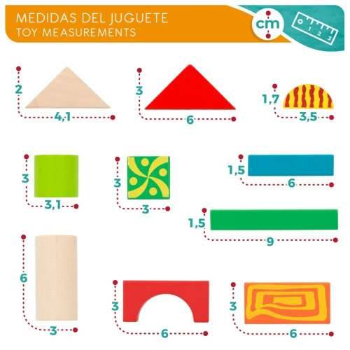 Igra Gradnje Woomax 50 Dijelovi (6 kom.) Cijena