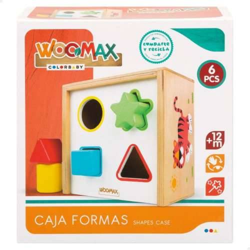 Drvene Dječje Puzzle Woomax obrasci 13,5 x 7,5 x 13 cm (6 kom.) Cijena