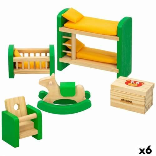 Doll’s house bedroom Woomax (6 kom.) Cijena