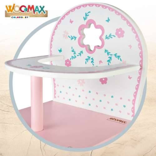 Visoki stolac Woomax 25 x 55 x 20 cm Lutke Bijela Roza 2 kom. Cijena