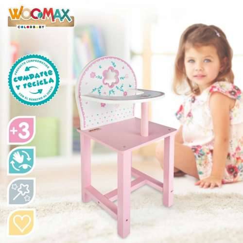 Visoki stolac Woomax 25 x 55 x 20 cm Lutke Bijela Roza 2 kom. Cijena