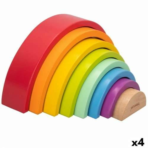Drvene Dječje Puzzle Woomax Duga 8 Dijelovi 4 kom. Cijena