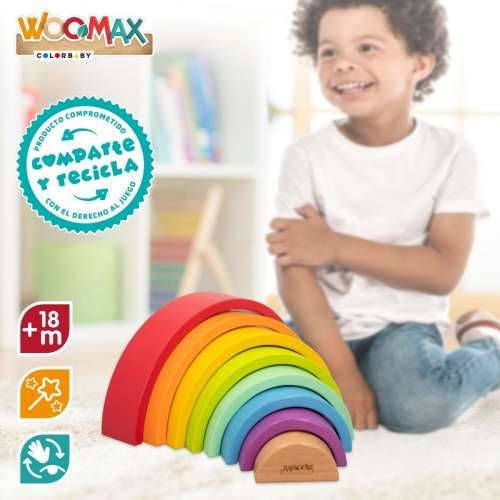 Drvene Dječje Puzzle Woomax Duga 8 Dijelovi 4 kom. Cijena