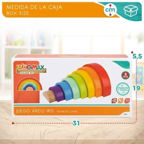Drvene Dječje Puzzle Woomax Duga 8 Dijelovi 4 kom. Cijena