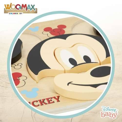 Drvene Dječje Puzzle Disney Mickey Mouse + 12 Mjeseci 6 Dijelovi (12 kom.) Cijena