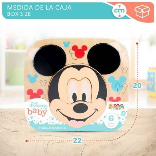 Drvene Dječje Puzzle Disney Mickey Mouse + 12 Mjeseci 6 Dijelovi (12 kom.) Cijena