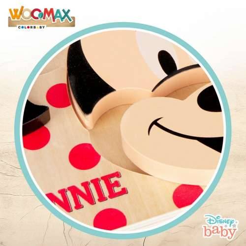 Drvene Dječje Puzzle Disney Minnie Mouse + 12 Mjeseci 6 Dijelovi (12 kom.) Cijena