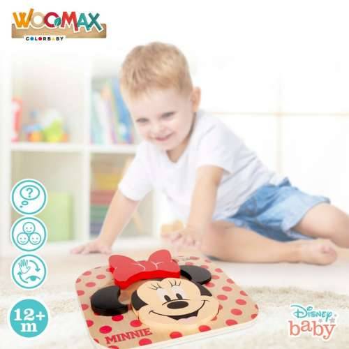 Drvene Dječje Puzzle Disney Minnie Mouse + 12 Mjeseci 6 Dijelovi (12 kom.) Cijena