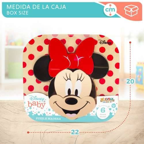 Drvene Dječje Puzzle Disney Minnie Mouse + 12 Mjeseci 6 Dijelovi (12 kom.) Cijena