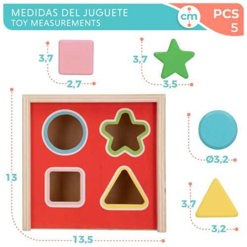 Drvene Dječje Puzzle Disney 5 Dijelovi 13,5 x 7,5 x 13 cm (6 kom.) Cijena