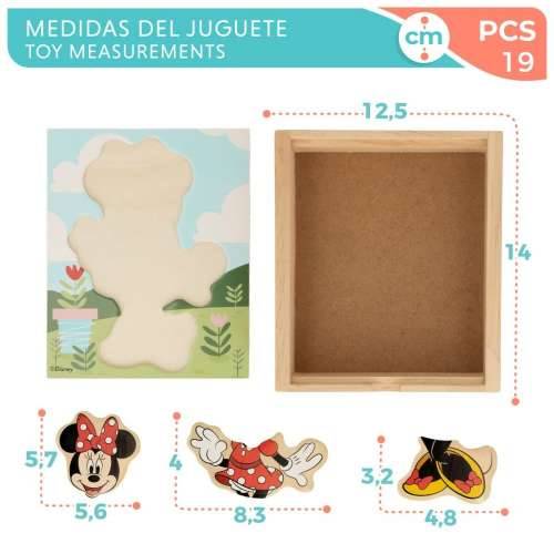 Drvene Dječje Puzzle Disney + 2 Godina 19 Dijelovi (12 kom.) Cijena