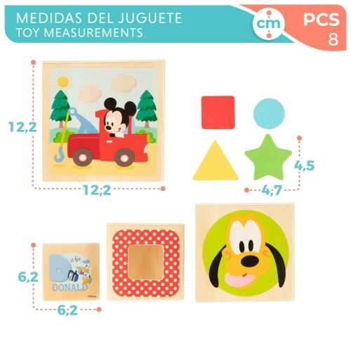 Sklopivi Blokovi Disney 8 Dijelovi 4 kom. 12,2 x 12,2 x 12,2 cm Cijena