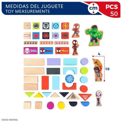 Playset Spidey Amazing Friends 50 Dijelovi 4 kom. 8 x 9,5 x 1,5 cm Cijena