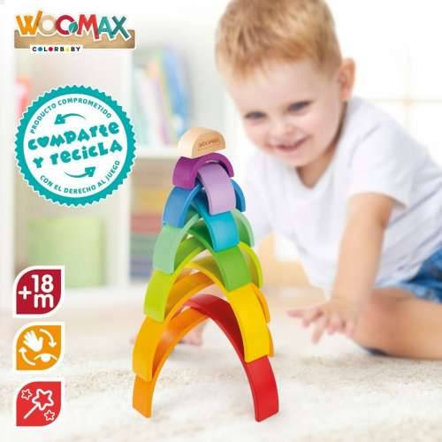 Drvene Dječje Puzzle Woomax Duga 11 Dijelovi 2 kom. Cijena